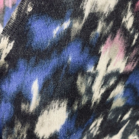 Guinevere Open Front Cardigan Sweater 3/4 Wide Sleeve 100% Merino Wool Casual - Picture 6 of 13